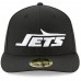 Men's New York Jets New Era Black Retro Omaha Low Profile 59FIFTY Structured Hat 2533869